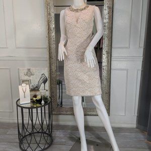 Cream Ivory Formal Cocktail Dress